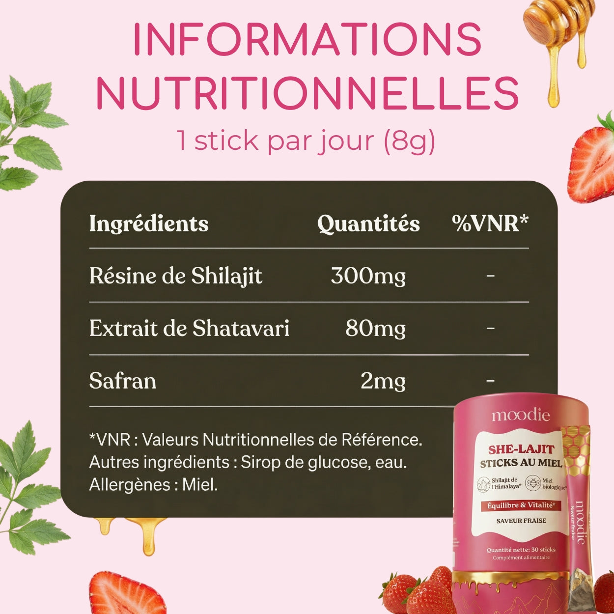 Sticks Moodie Énergie